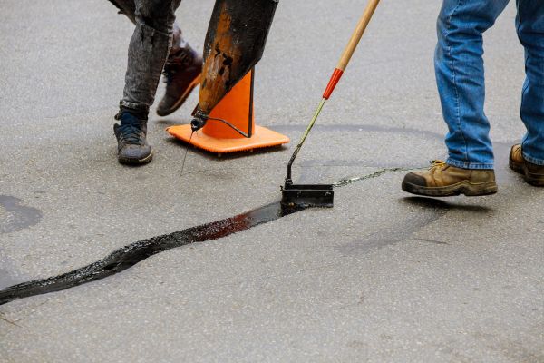 Parking Lot Crack Sealing in San Jose